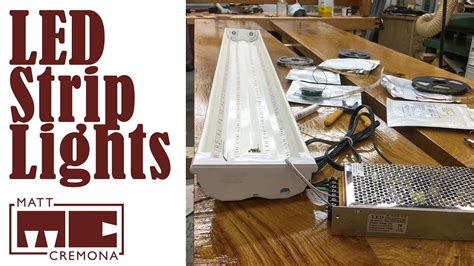 Custom Workshop Lighting Solutions With Led Strips Youtube