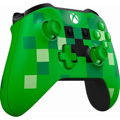 Controle Xbox One S Microsoft Wireless Bluetooth Minecraft Creeper