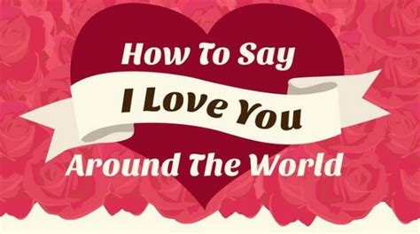 Infografika Kako Reći ‘volim Te Na 50 Različitih Jezika Ba