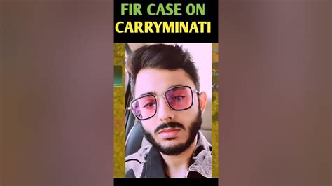 Fir Case On Carryminati Shorts Carryminati Youtube