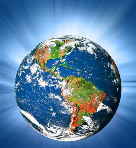 Planet Earth And Light Stock Image Image Of Partners 46601055