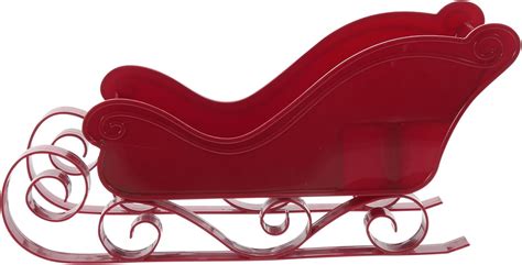 Veemoon Christmas Santa Sleigh Holiday Decoration Santa Sleigh Basket Candy Dish