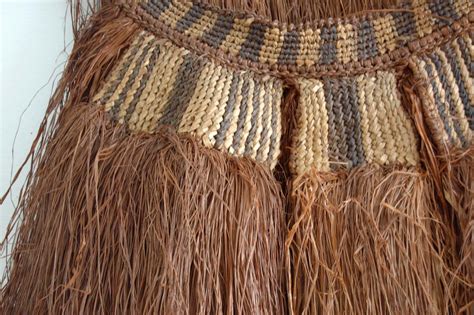 Vintage Papua New Guinea Grass Skirt Palm Fiber Woven Ethnographic