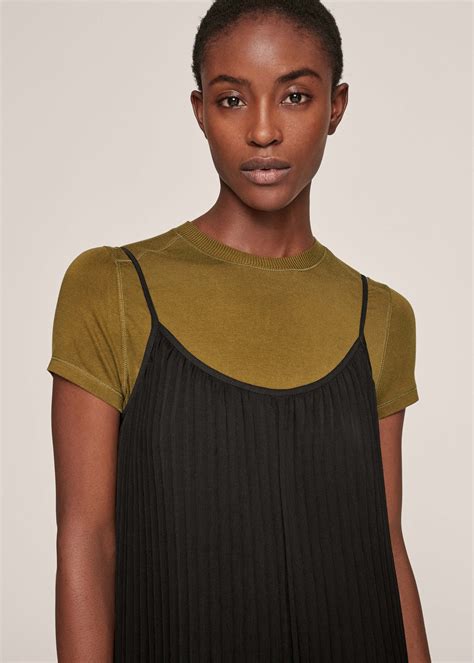 Skinny Layering Tee Meem Olive