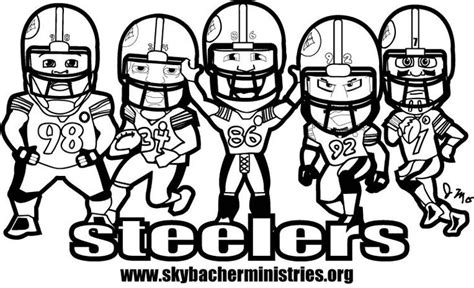 Tampa bay nfl for kids. Steelers coloring page | Football coloring pages, Steelers ...