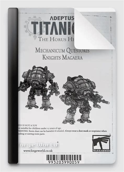 Adeptus Titanicus Mechanicum Questoris Knights Magaera Build