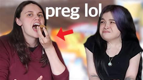 Pregnancy Cravings Taste Test With An Actual Pregnant Person Youtube