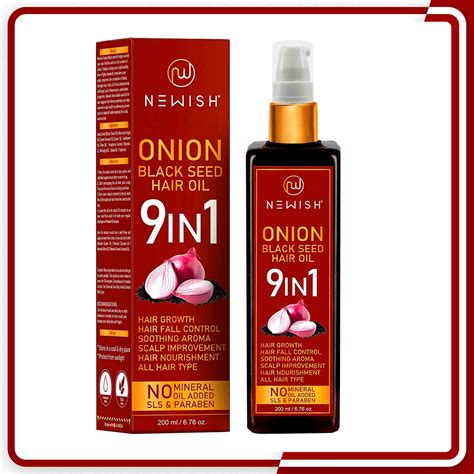 Onion Hair Oil For Hair Growth Hair Fall And Dandruff Control Newishkart