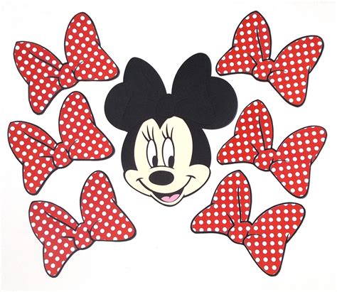 Buy minnie mouse party supplies pack serves 16: Pin the Bow on Minnie Mouse Themed Party Game With Red ...