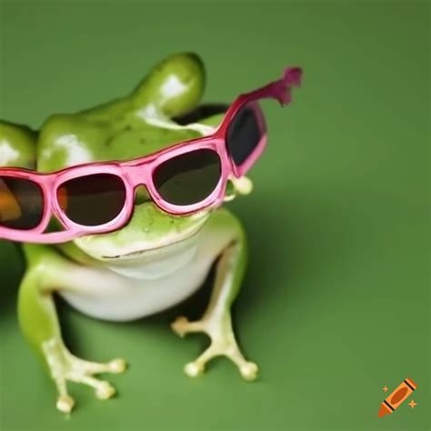 Frog Wearing Sunglasses On Craiyon