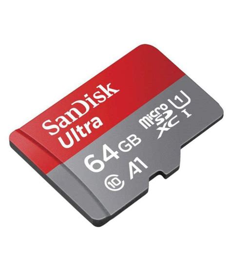 Sandisk Corporation 64 Gb Class 10 Memory Card Memory Cards Online At