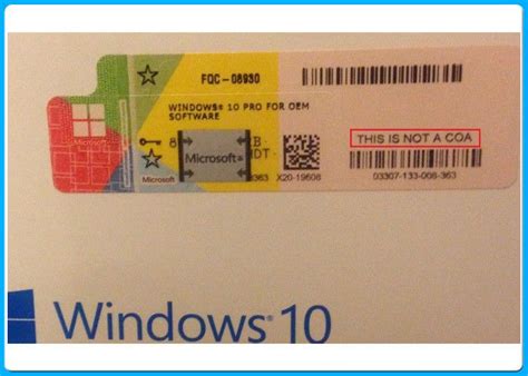 Windows 10ラベルを離れた銀製の傷が付いているビット64ビット プロダクト キー コードのマイクロソフト・ウインドウズ プロ32