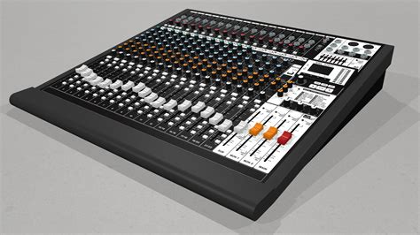 Mixing Board Live Mixer 3d Model 6 Skp Obj Blend Gltf Fbx 3ds