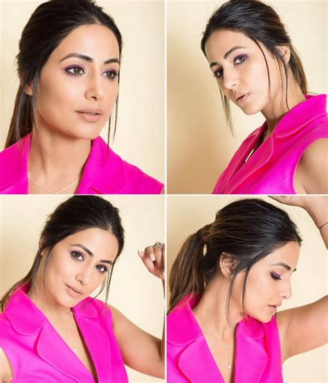 Hina Khan Is A True Fashionista In Pink Co Ords