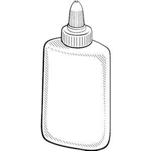 Black and white bottle clip art vector graphics. Glue - White clipart, cliparts of Glue - White free ...