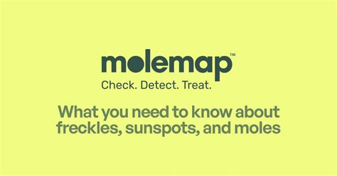 What You Need To Know About Freckles Sunspots And Moles Molemap Australia