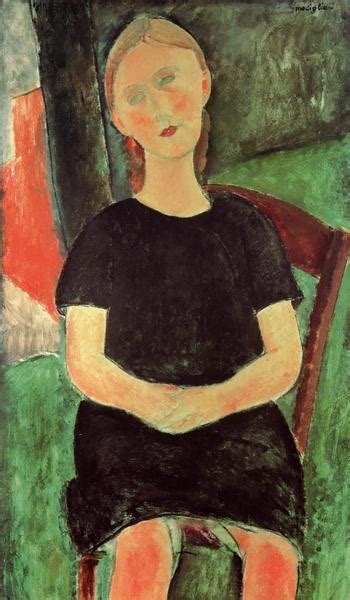 Seated Young Woman C1918 Amedeo Modigliani