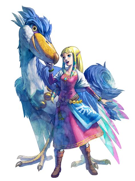 The Legend Of Zelda Skyward Sword Characters Artwork