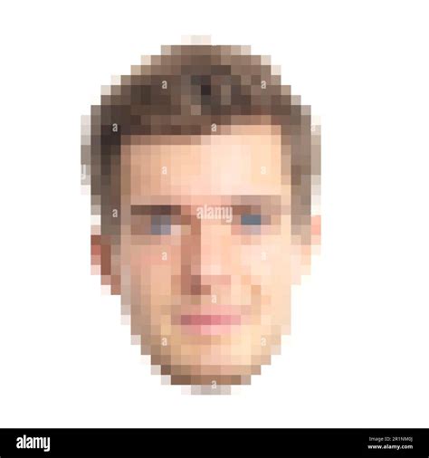 Pixelated Face To Preserve Anonymity Stock Photo Alamy