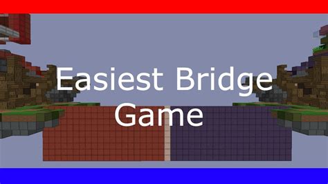 Minecraft Hypixel Bridge Easiest Game Youtube