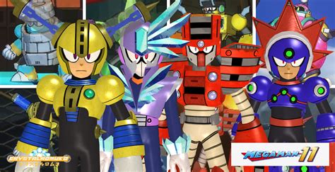 Mega Man 11 Robot Masters Pack 1 Xps By Crystalromuko On Deviantart