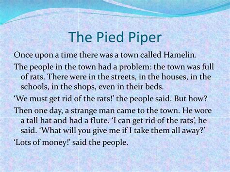 Ppt The Pied Piper Powerpoint Presentation Free Download Id1925423