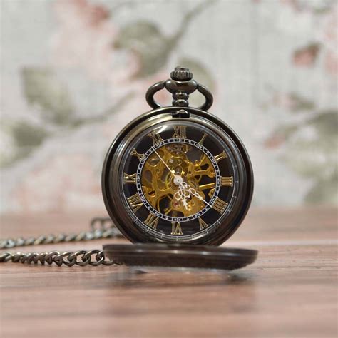 Engraved silver watch, movement signed by charles perras, france, blois, about 1615. Black Engraved Pocket Watch With Antique Design By Gifts ...
