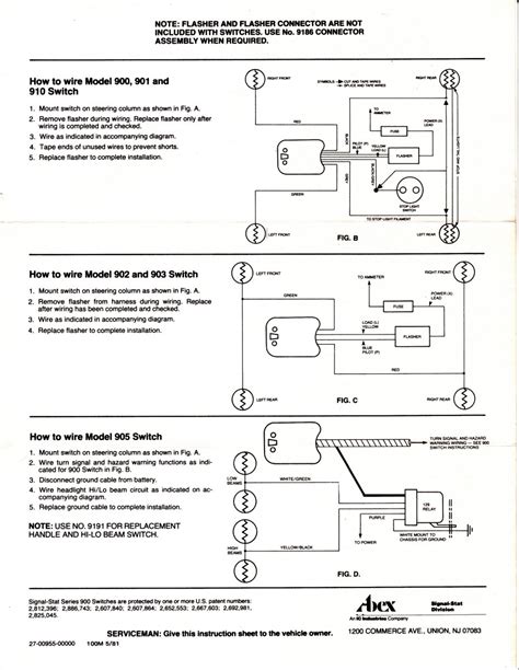 Color coded wiring diagram for 1956 turn signals ford. Hot Rods - Question: Yankee 7 Wire Turn Signal 734/737 Diagram??? | The H.A.M.B.