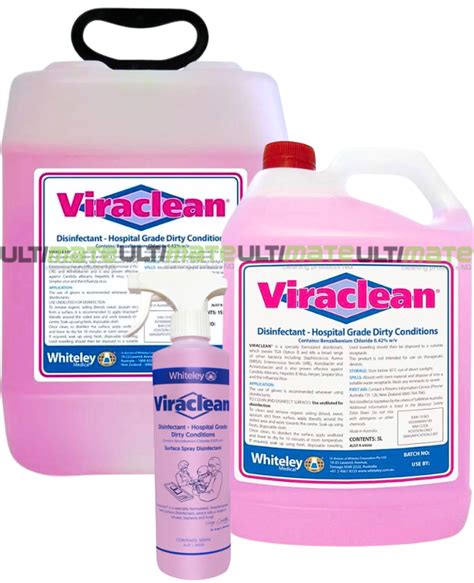 Whiteley Viraclean Hospital Grade Disinfectant Ultimate Cleaning Products