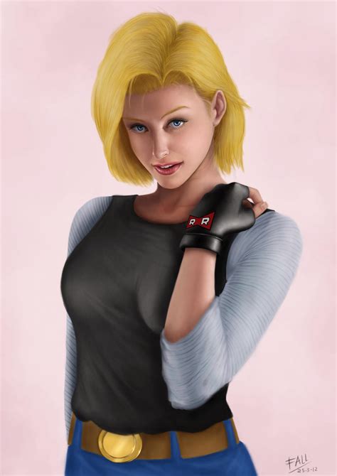 Android 18 By Nguyenduyhung1990 On Deviantart