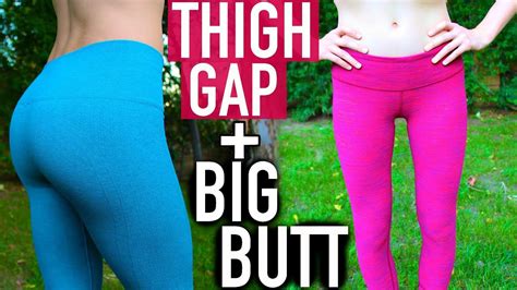 Thigh Gap Big Butt Workout Routine Youtube