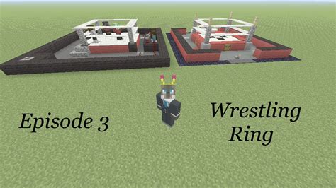 Minecraft Quick Builds E Wrestling Ring Youtube