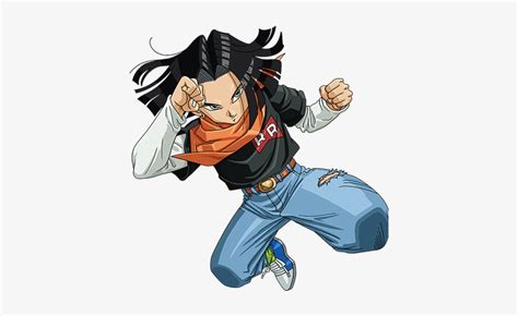 Android 17 Png Dbz Android 17 Png 426x568 Png Download Pngkit