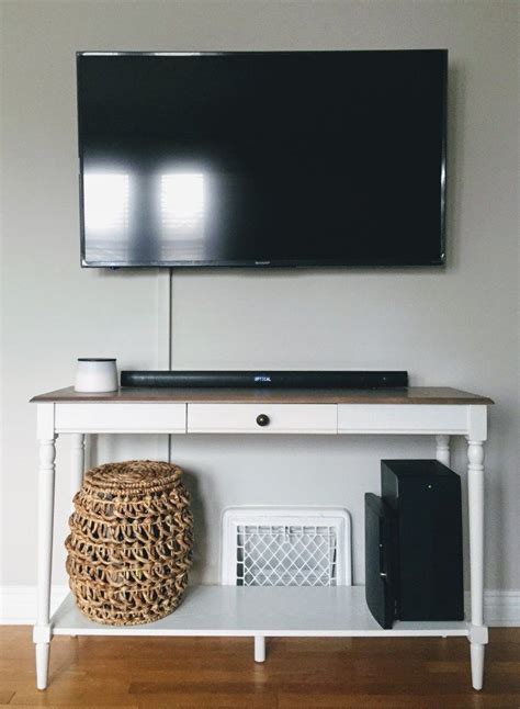 How To Hide Mounted Tv Cables Without Drilling Into The Wall Hide