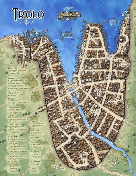 City Of Triolo From The Midgard Campaign Setting ~ Open Designkobold