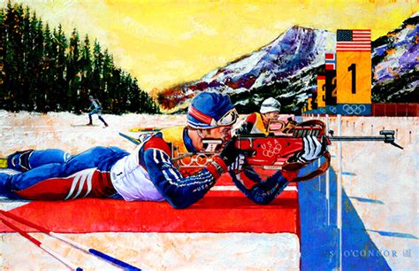Series Of 11 Olympic Paintings On Behance