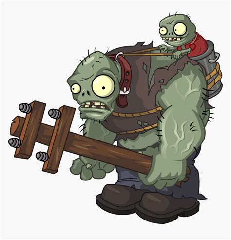 Zombies Wiki Big Zombie Plants Vs Zombies Hd Png Download Kindpng
