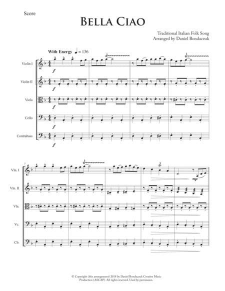 Bella Ciao Sheet Music Pdf Download