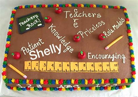 Teacher Birthday Cake Teachers Day Cake Teacher Cakes Teacher Themes