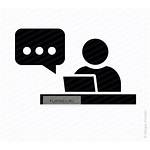 Chat Icon Typing Vector Laptop Message
