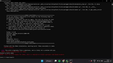Could Not Build Wheels For Cmake Issue 325 Scikit Build Cmake