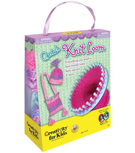 Creativity For Kids Quick Knit Loom Kit Joann Quick Knits Hobbies