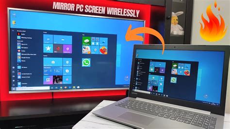 How To Connect Laptop To Tv Wireless Mirror Connect Pc To Tv
