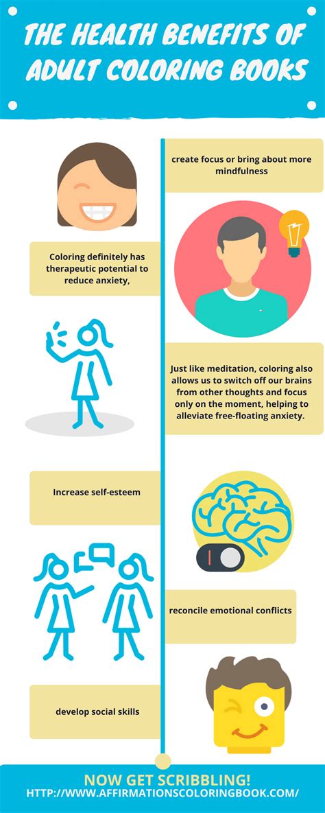 The Health Benefits Of Adult Coloring Books Infographic E Learning