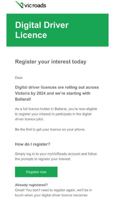 Vicroads Digital Drivers Licence Ballarat Trial Off To Shaky Start