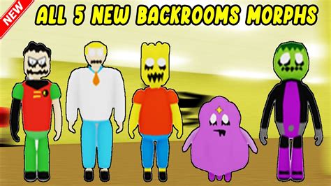 Update How To Find All 5 New Backrooms Morphs In Find The Backrooms