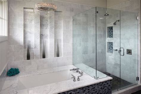 Whether sleek and minimal or bursting with colorful tiles, a curated modern bathroom impresses residents and guests alike. The Porcelain Tile That Looks Like Marble Which Offers the ...