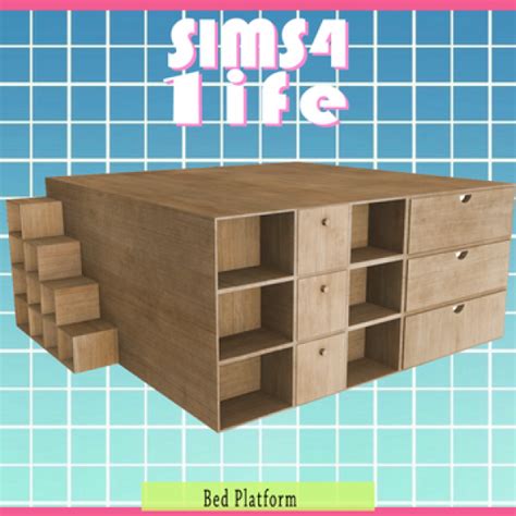 Sims41ife Are Creating Sims 4 Cc Patreon Platform Bed Sims Sims 4 Vrogue