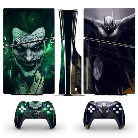 Joker And Batman Arkham Origins Skin Sticker For Ps5 Slim