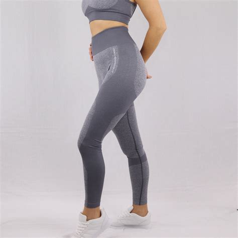 light grey high waisted seamless gym leggings prix workout